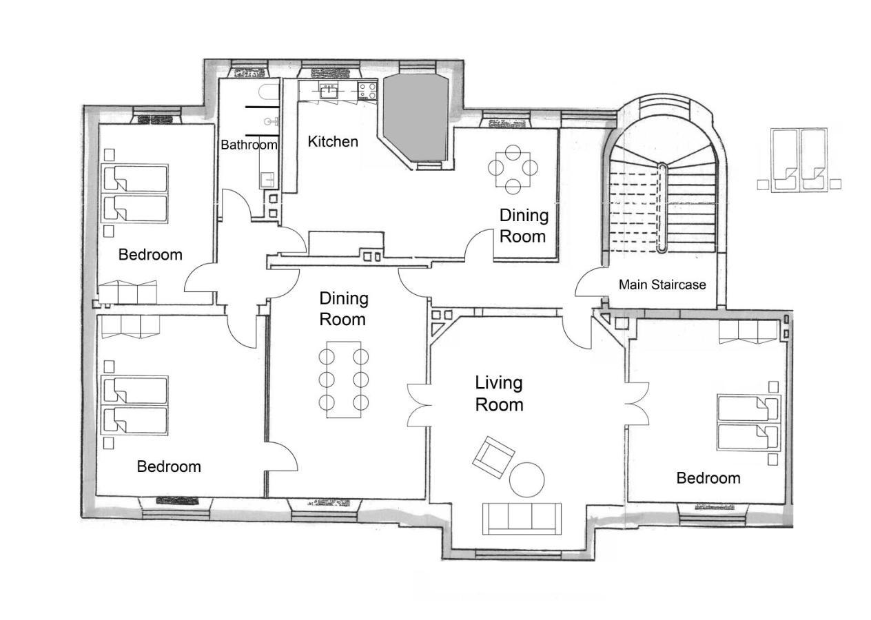 Lovely 3Br Manor Apartment 5 Min From Tivoli Gardens โคเปนเฮเกน ภายนอก รูปภาพ